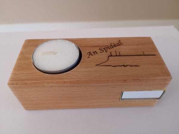 Single tealight holder