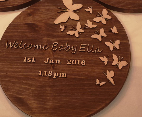 Personalised Baby / Wedding Plaque