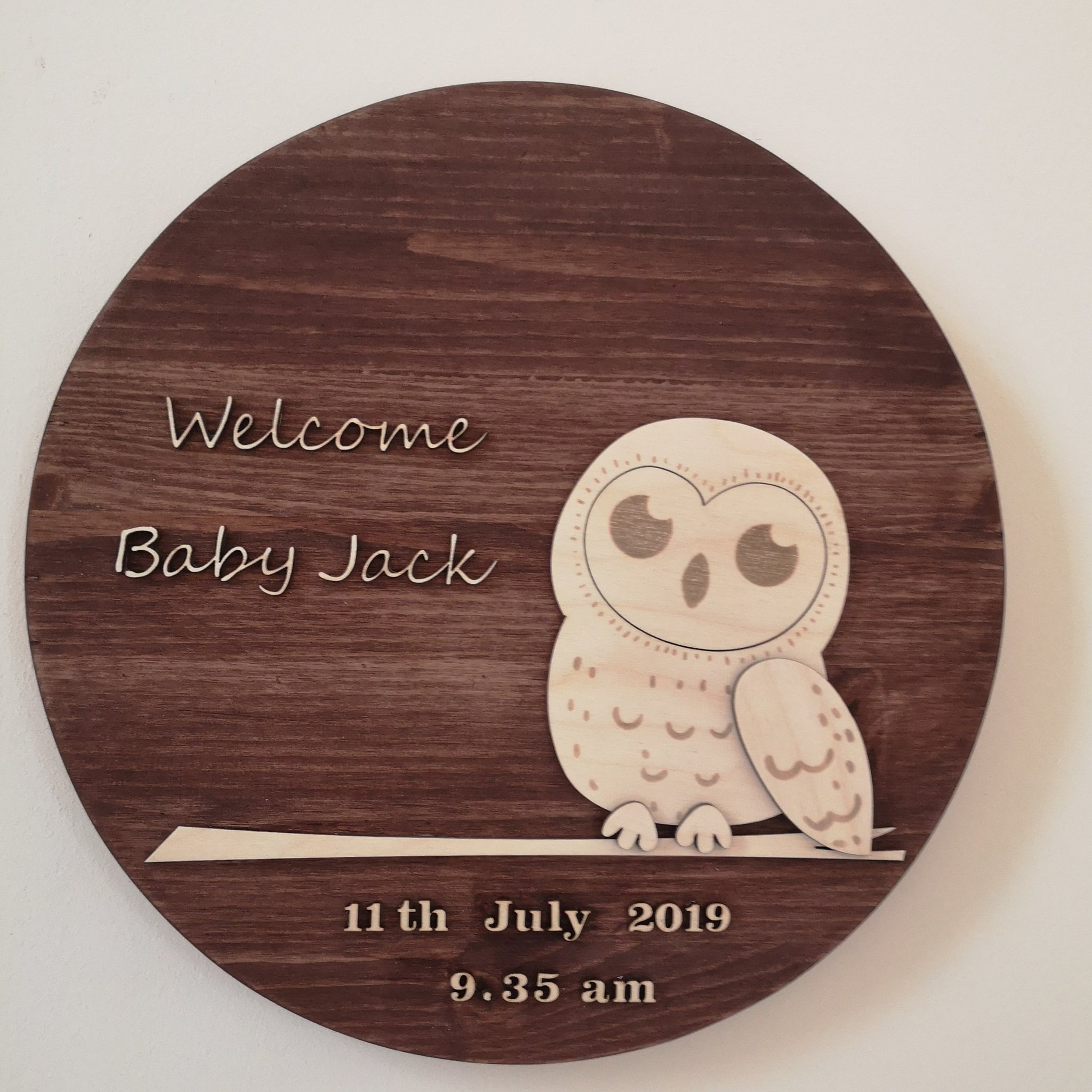 Personalised Baby / Wedding Plaque