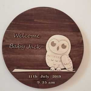 Personalised Baby / Wedding Plaque