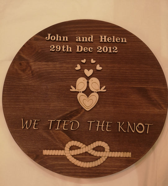 Personalised Baby / Wedding Plaque